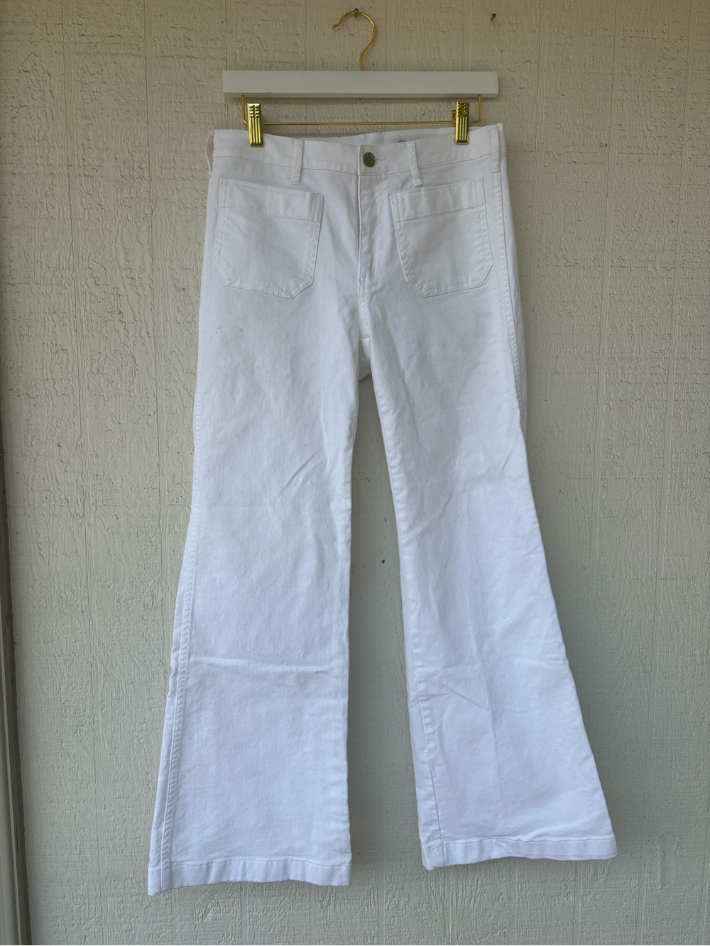 GAP White Women's Wide-Leg Jeans
